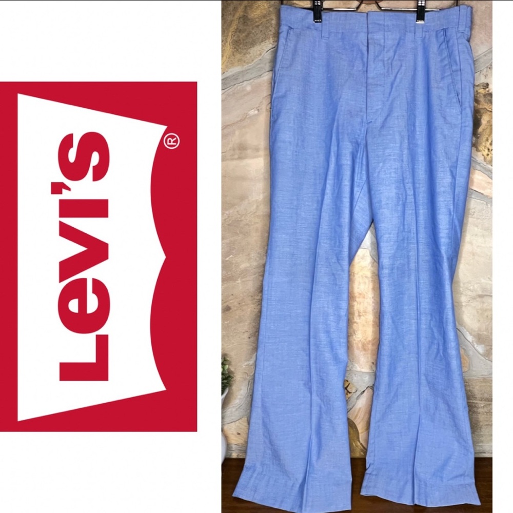 Levi’s Panatela Vintage Mens Wide Leg Chambray Pants